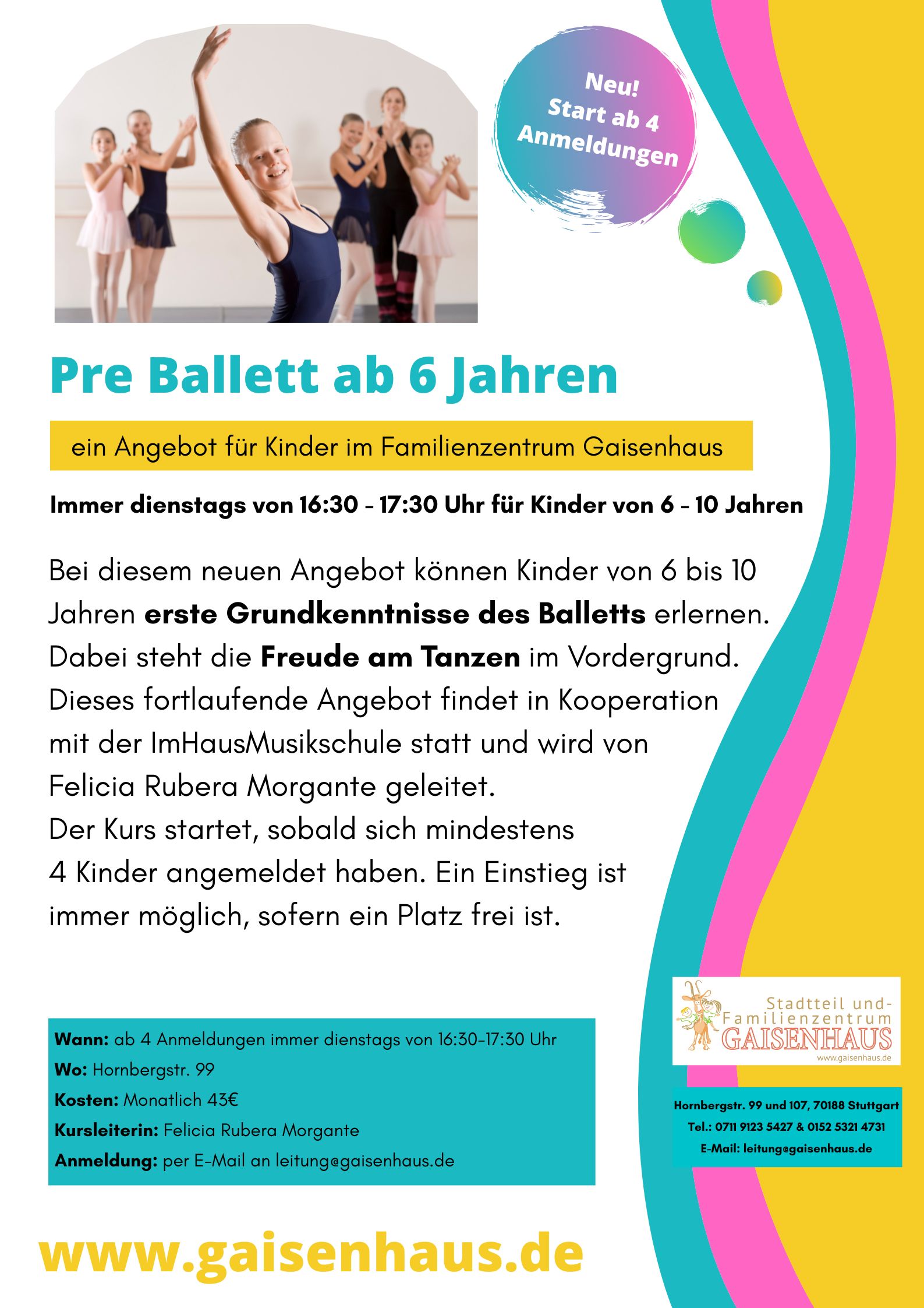 Pre-Ballett Gaisenhaus