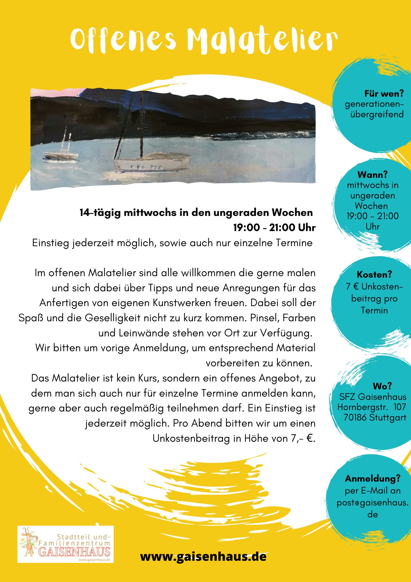 Offenes Malatelier_Gaisenhaus_2023